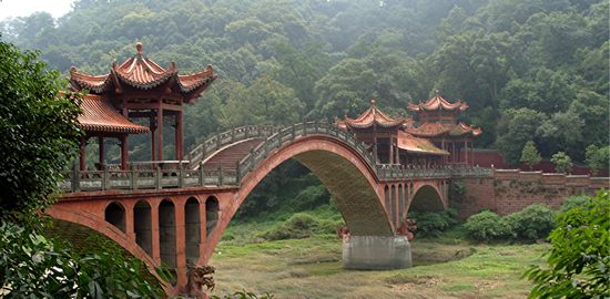 A Chinese bridge between worlds